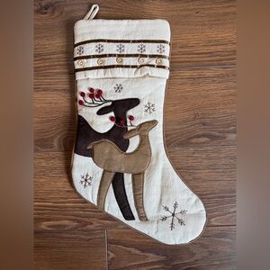 Reindeer Christmas Stocking